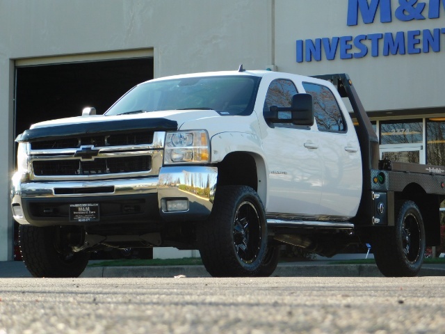 2008 Chevrolet Silverado 2500 LT Crew Cab 4X4 6.6L DURAMAX DIESEL FLAT BED   - Photo 41 - Portland, OR 97217