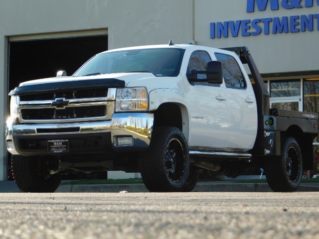 2008 Chevrolet Silverado 2500 LT Crew Cab 4X4 6.6L DURAMAX DIESEL FLAT BED   - Photo 44 - Portland, OR 97217