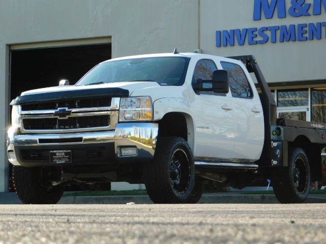 2008 Chevrolet Silverado 2500 LT Crew Cab 4X4 6.6L DURAMAX DIESEL FLAT BED   - Photo 40 - Portland, OR 97217