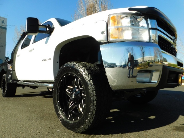 2008 Chevrolet Silverado 2500 LT Crew Cab 4X4 6.6L DURAMAX DIESEL FLAT BED   - Photo 11 - Portland, OR 97217