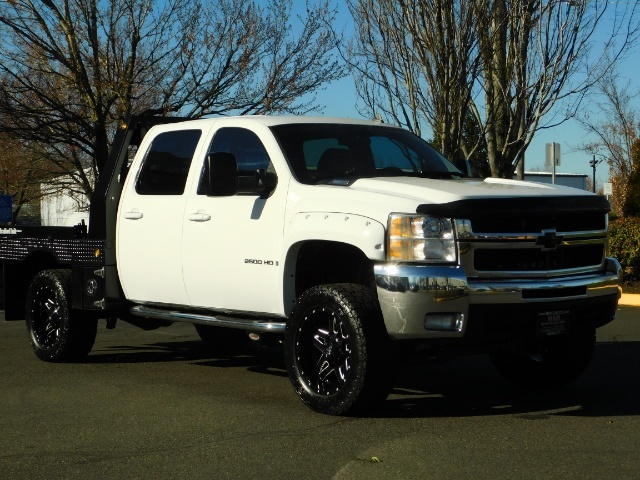 2008 Chevrolet Silverado 2500 LT Crew Cab 4X4 6.6L DURAMAX DIESEL FLAT BED   - Photo 2 - Portland, OR 97217