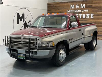 1994 Dodge Ram 3500 Laramie Regular Cab/ DUALLY/ 5.9L DIESEL/92K MILES  / 12-VALVE CUMMINS DIESEL /LONG BED / 1-OWNER LOCAL / ZERO RUST / COLLECTOR QUALITY / ALL ORIGINAL / BRAND NEW TIRES / FULLY SERVICED Truck