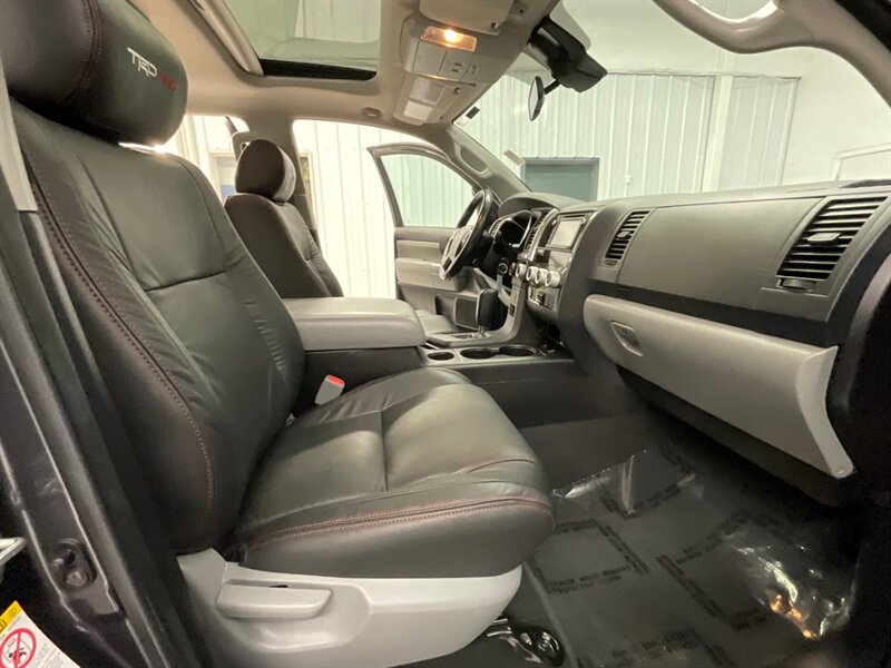 2019 Toyota Sequoia TRD PRO CUSTOM UPGRADE / 1-OWNER / 4X4 /NEW TIRES  / TRD Leather Seats & Heated Seats / Sunroof / NEW WHEELS & TIRES / CHROME DELETE PKG / SHARP & CLEAN!! - Photo 17 - Gladstone, OR 97027