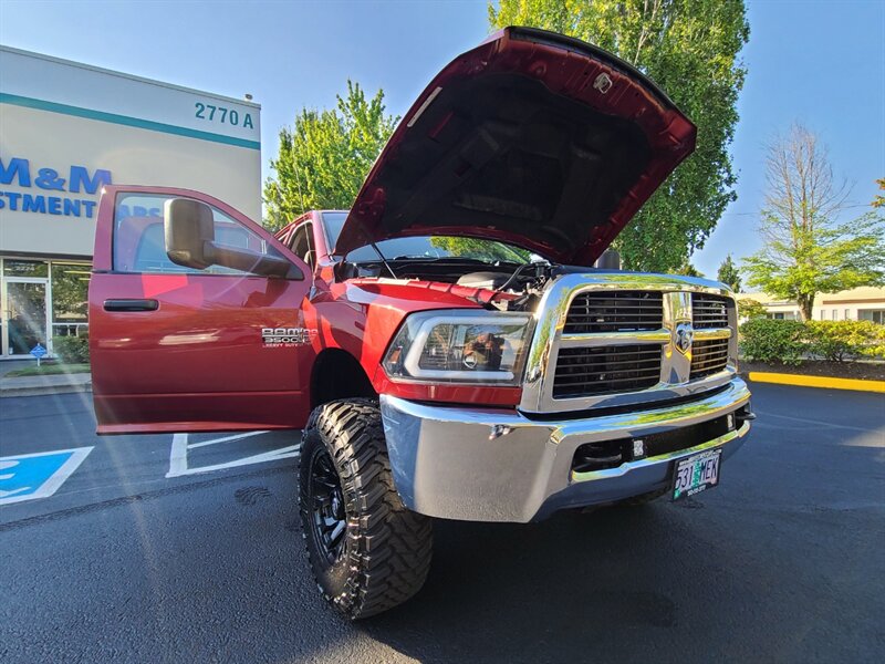 2012 RAM 3500 4X4 FLAT BED Long Bed 1-TON / 6.7L DIESEL / LIFTED  / HEAVY DUTY / CUMMINS / FUEL WHEELS / NEW TIRES / HEADACHE RACK - Photo 26 - Portland, OR 97217