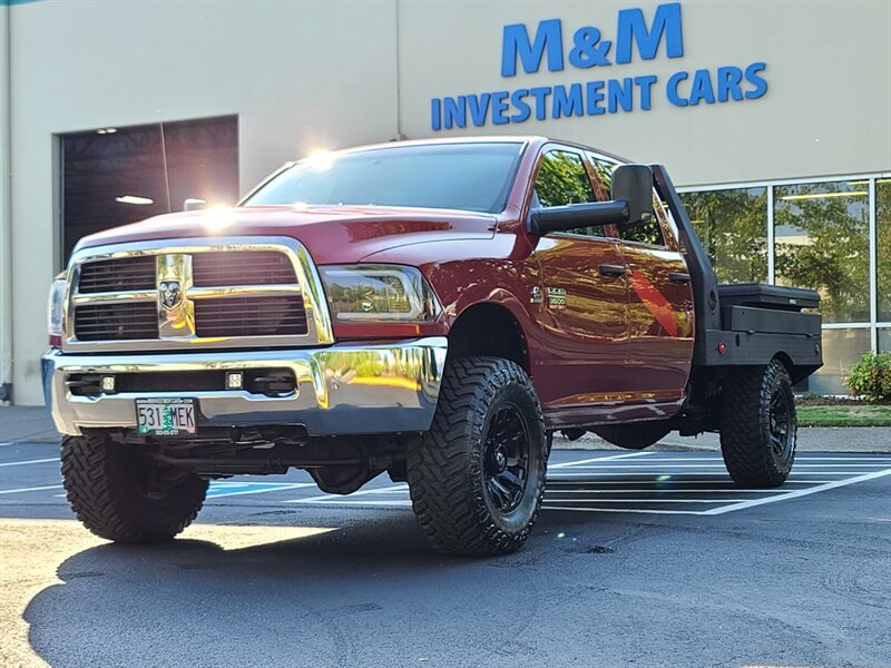 2012 RAM 3500 4X4 FLAT BED Long Bed 1-TON / 6.7L DIESEL / LIFTED  / HEAVY DUTY / CUMMINS / FUEL WHEELS / NEW TIRES / HEADACHE RACK - Photo 55 - Portland, OR 97217