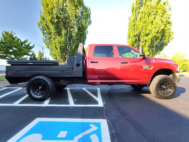 2012 RAM 3500 4X4 FLAT BED Long Bed 1-TON / 6.7L DIESEL / LIFTED  / HEAVY DUTY / CUMMINS / FUEL WHEELS / NEW TIRES / HEADACHE RACK - Photo 4 - Portland, OR 97217