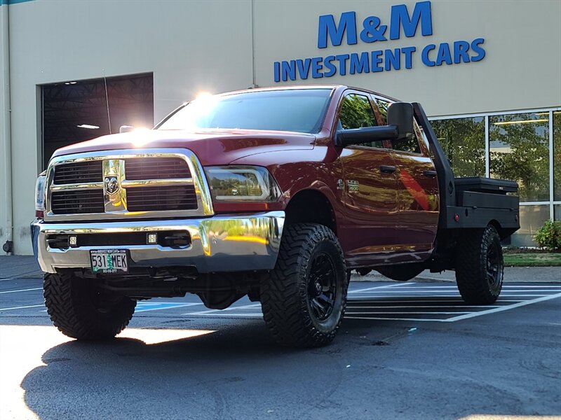 2012 RAM 3500 4X4 FLAT BED Long Bed 1-TON / 6.7L DIESEL / LIFTED  / HEAVY DUTY / CUMMINS / FUEL WHEELS / NEW TIRES / HEADACHE RACK - Photo 59 - Portland, OR 97217