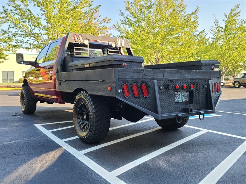 2012 RAM 3500 4X4 FLAT BED Long Bed 1-TON / 6.7L DIESEL / LIFTED  / HEAVY DUTY / CUMMINS / FUEL WHEELS / NEW TIRES / HEADACHE RACK - Photo 7 - Portland, OR 97217