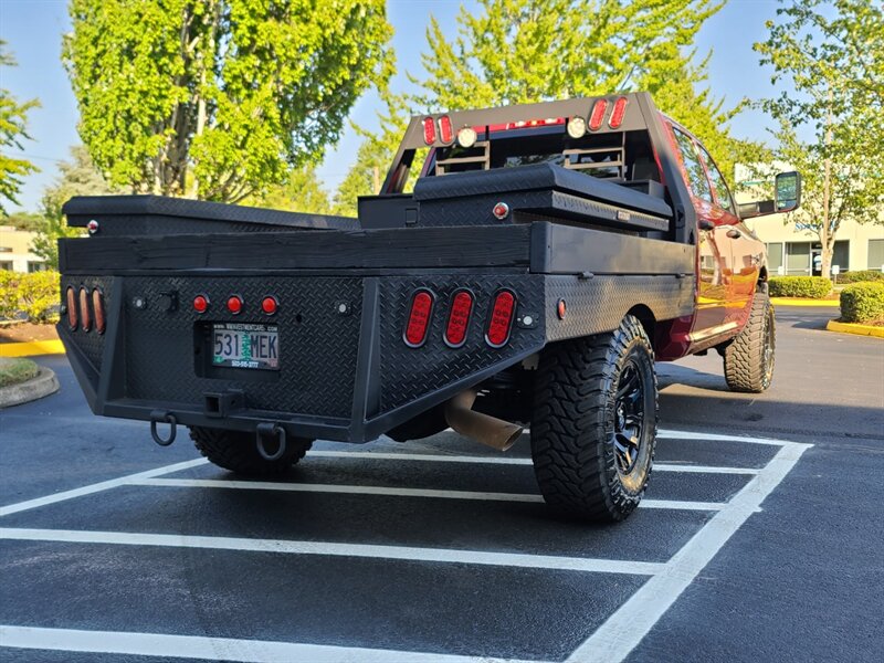 2012 RAM 3500 4X4 FLAT BED Long Bed 1-TON / 6.7L DIESEL / LIFTED  / HEAVY DUTY / CUMMINS / FUEL WHEELS / NEW TIRES / HEADACHE RACK - Photo 8 - Portland, OR 97217