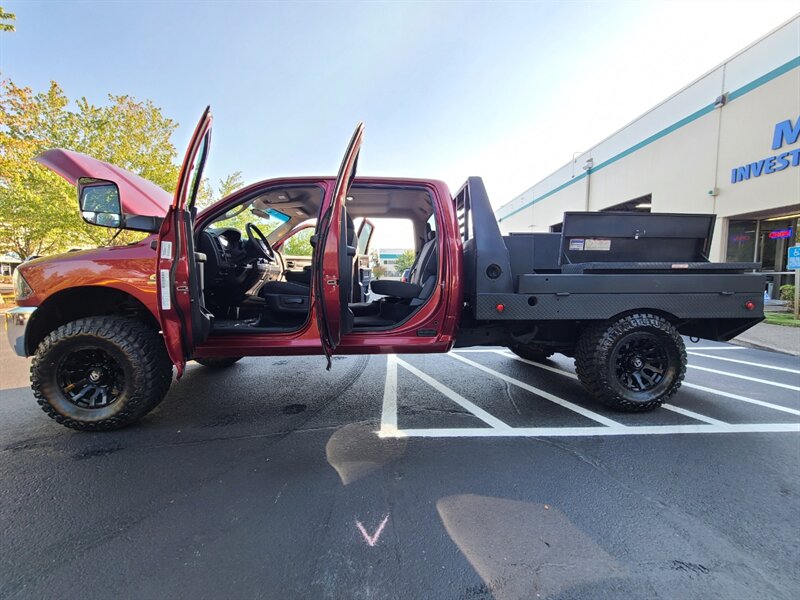 2012 RAM 3500 4X4 FLAT BED Long Bed 1-TON / 6.7L DIESEL / LIFTED  / HEAVY DUTY / CUMMINS / FUEL WHEELS / NEW TIRES / HEADACHE RACK - Photo 23 - Portland, OR 97217