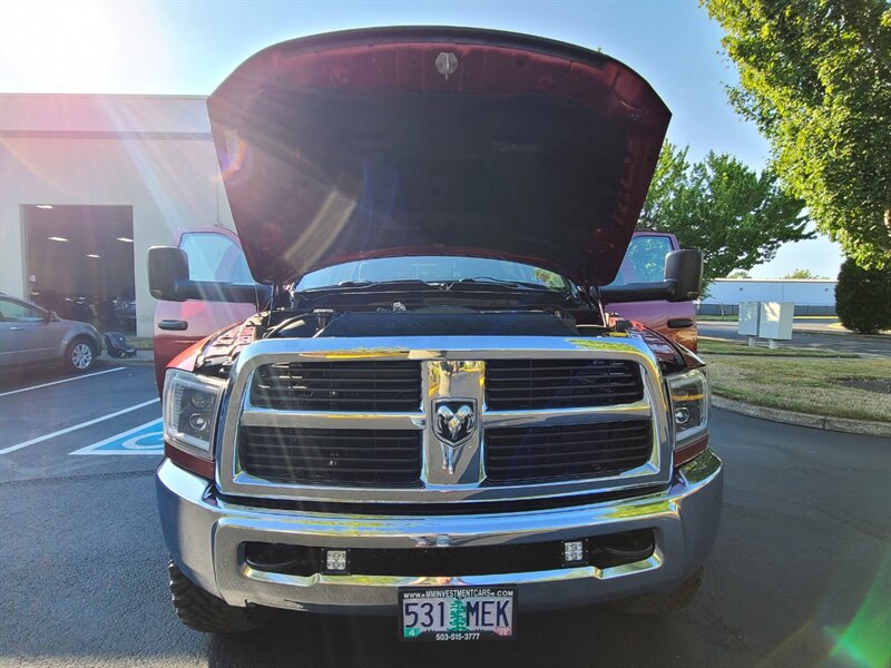 2012 RAM 3500 4X4 FLAT BED Long Bed 1-TON / 6.7L DIESEL / LIFTED  / HEAVY DUTY / CUMMINS / FUEL WHEELS / NEW TIRES / HEADACHE RACK - Photo 29 - Portland, OR 97217