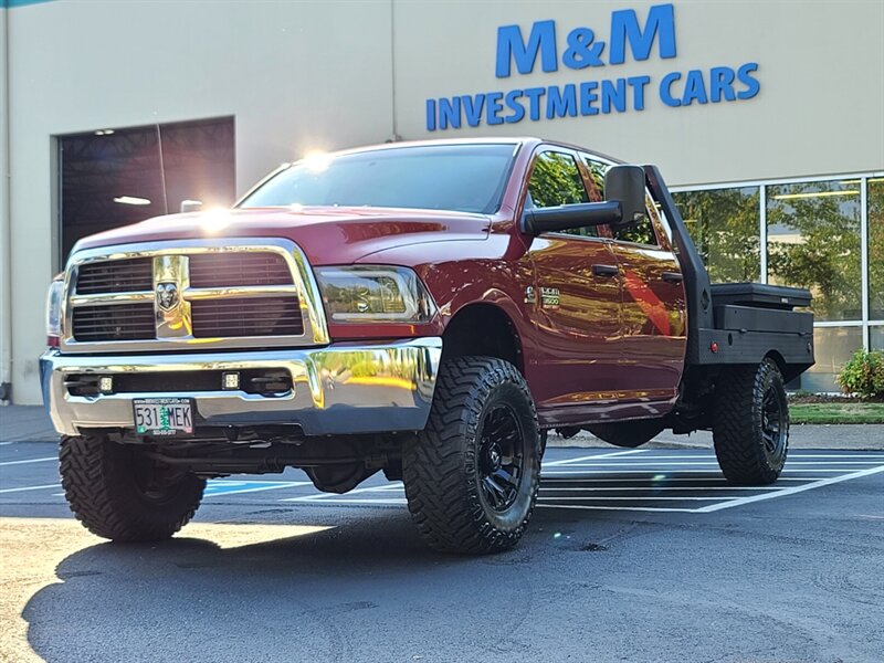 2012 RAM 3500 4X4 FLAT BED Long Bed 1-TON / 6.7L DIESEL / LIFTED  / HEAVY DUTY / CUMMINS / FUEL WHEELS / NEW TIRES / HEADACHE RACK - Photo 53 - Portland, OR 97217