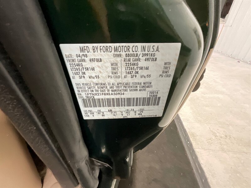 1999 Ford F-250 Lariat 4Dr Extended Cab 4X4 / 7.3L DIESEL / LIFTED / BRAND NEW 35 " MUD TIRES & 22 " WHEELS / Leather / LONG BED / LOCAL TRUCK / RUST FREE - Photo 45 - Gladstone, OR 97027