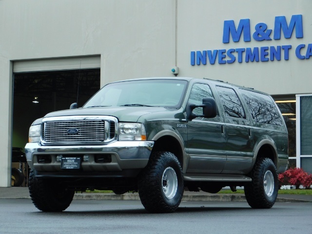 2002 Ford Excursion Limited 4X4 7.3L DIESEL / Leather / LIFTED LIFTED   - Photo 1 - Portland, OR 97217