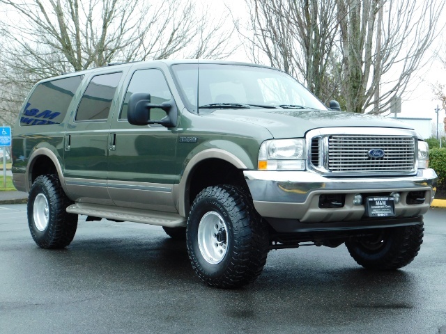 2002 Ford Excursion Limited 4X4 7.3L DIESEL / Leather / LIFTED LIFTED   - Photo 2 - Portland, OR 97217
