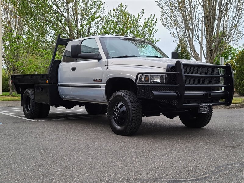 2000 Dodge Ram 3500 Dually FLAT BED / 4X4 / Laramie / 5.9L CUMMINS  Turbo DIESEL / LOW MILES / 1-TON - Photo 62 - Portland, OR 97217