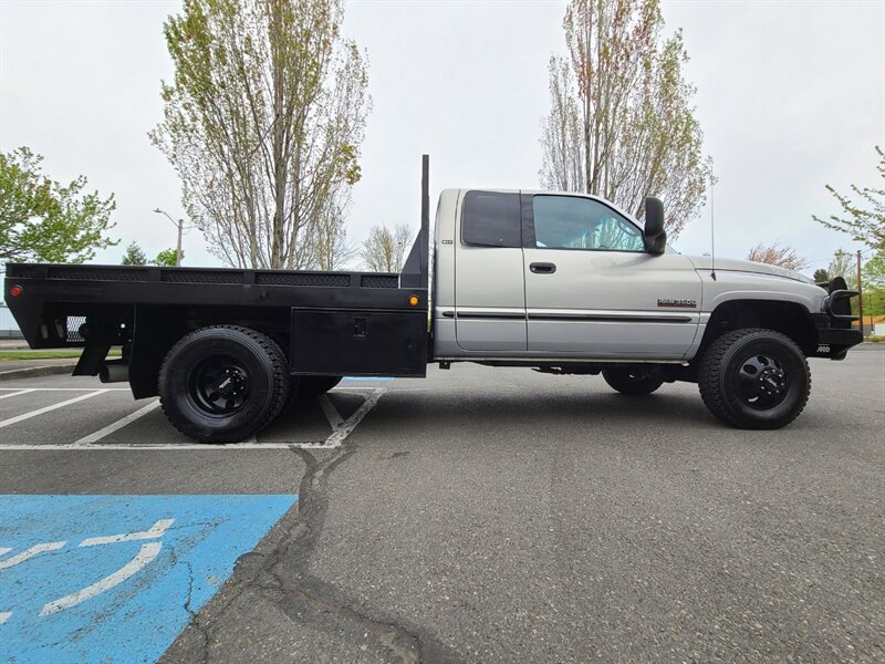 2000 Dodge Ram 3500 Dually FLAT BED / 4X4 / Laramie / 5.9L CUMMINS  Turbo DIESEL / LOW MILES / 1-TON - Photo 4 - Portland, OR 97217