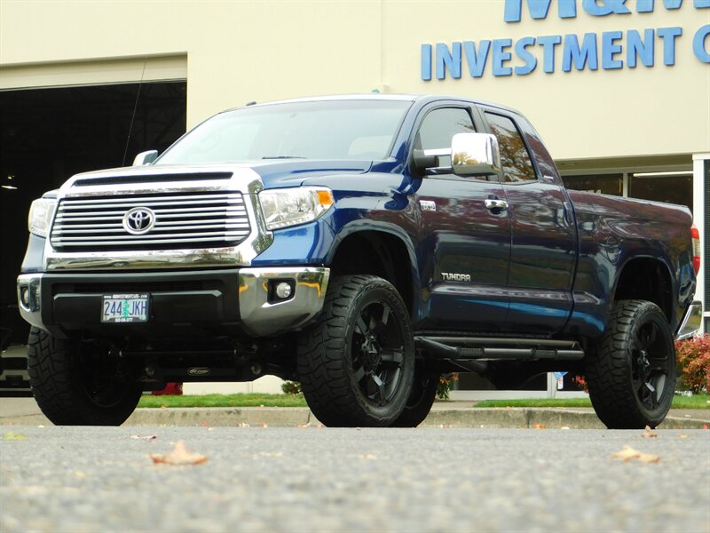 2014 Toyota Tundra Limited Double Cab 4X4 5.7L Navi / Leather /LIFTED   - Photo 1 - Portland, OR 97217