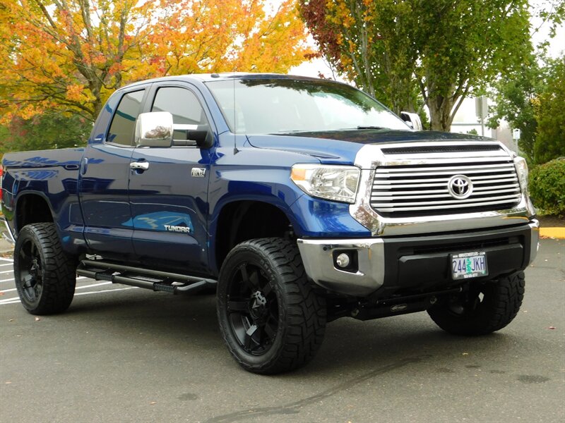 2014 Toyota Tundra Limited Double Cab 4X4 5.7L Navi / Leather /LIFTED   - Photo 2 - Portland, OR 97217