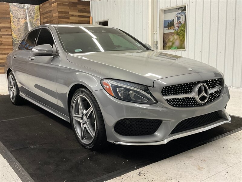 2015 Mercedes-Benz C 400 4MATIC AWD / 3.0L V6 TURBO / Sport Pkg  / Leather & Heated Seats / Navigation / LOCAL CAR / 71,000 MILES - Photo 2 - Gladstone, OR 97027