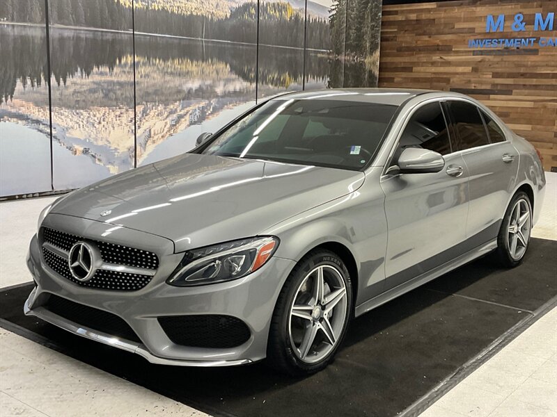 2015 Mercedes-Benz C 400 4MATIC AWD / 3.0L V6 TURBO / Sport Pkg  / Leather & Heated Seats / Navigation / LOCAL CAR / 71,000 MILES - Photo 1 - Gladstone, OR 97027