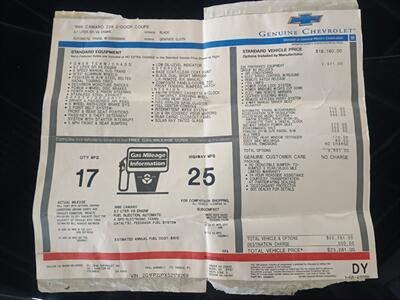 1995 Chevrolet Camaro Z28 ONE OWNER - Photo 54 - Boca Raton, FL 33431