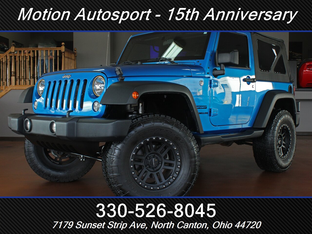 2015 Jeep Wrangler Sport  Custom Lift 4X4 - Photo 1 - North Canton, OH 44720