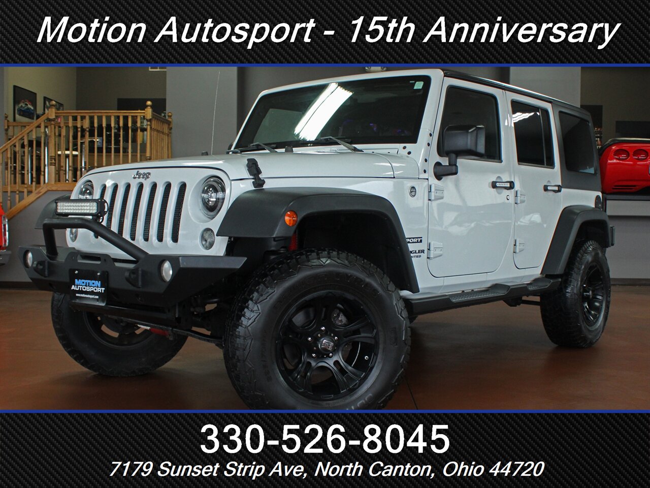 2015 Jeep Wrangler Unlimited JK Sport Custom Lift  4X4 - Photo 1 - North Canton, OH 44720