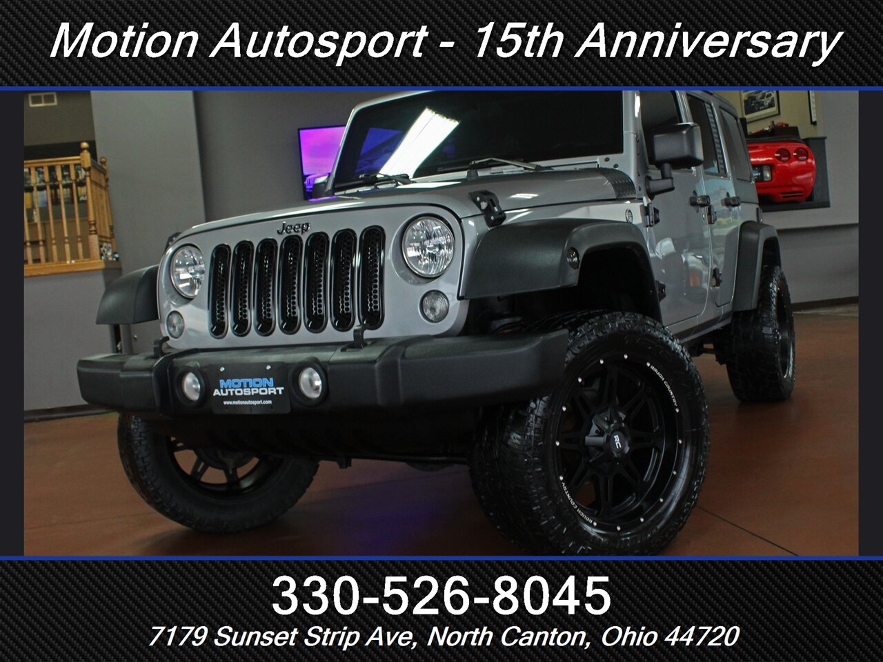 2018 Jeep Wrangler JK Unlimited Sport Hard Top Custom Lift 4X4 - Photo 50 - North Canton, OH 44720