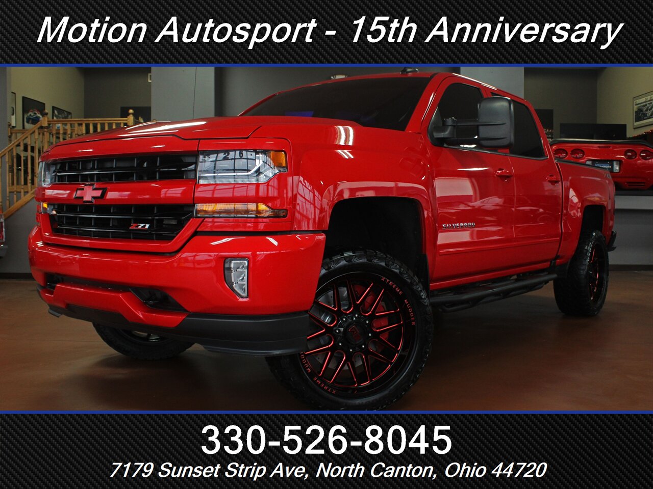 2018 Chevrolet Silverado 1500 LT Z71  Custom Lift 4X4 - Photo 1 - North Canton, OH 44720