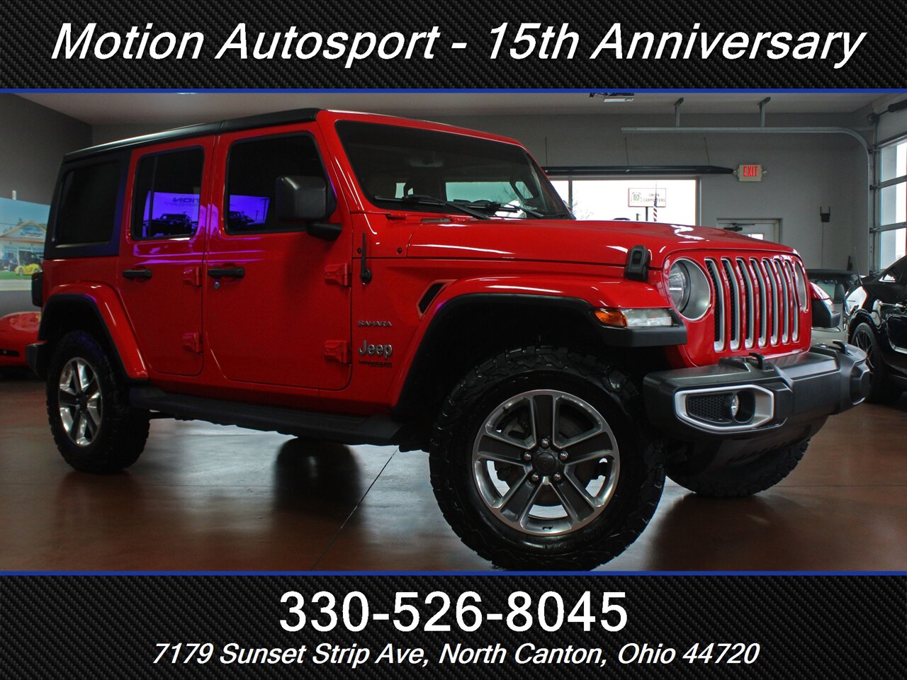 2018 Jeep Wrangler Unlimited Sahara Hard Top 4X4 - Photo 2 - North Canton, OH 44720