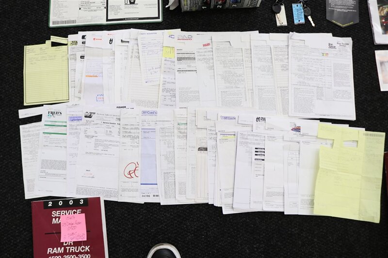 2003 Dodge Ram 2500 SLT 4dr Quad Cab  1-OWNER* 100% RUST FREE* SHORT BED HIGH OUTPUT CUMMINS 5.9L* 6-SPEED MANUAL* LEATHER* REAR AIRBAGS* BANKS EXAUST BRAKE* IN BED AUX FUEL TANK* ALL RECORDS SINCE NEW* WINDOW STICKER* 2-KEYS* 35 "NITTOs - Photo 62 - Portland, OR 97230