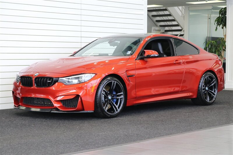 2018 BMW M4  FULL LEATHER* ACTIVE AUTO WORKS CATLESS DOWN PIPES - MID PIPES W-RESONATORS-MAAD MAX MUFFLER* VRSF FRONT MOUNT INTAKE* MISHIMOTO CHARGE PIPES* FULLY SERVICED* CARBON FRONT LIP* 2-KEYS-WINDOW STICKER