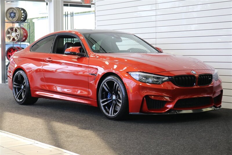 2018 BMW M4  FULL LEATHER* ACTIVE AUTO WORKS CATLESS DOWN PIPES - MID PIPES W-RESONATORS-MAAD MAX MUFFLER* VRSF FRONT MOUNT INTAKE* MISHIMOTO CHARGE PIPES* FULLY SERVICED* CARBON FRONT LIP* 2-KEYS-WINDOW STICKER