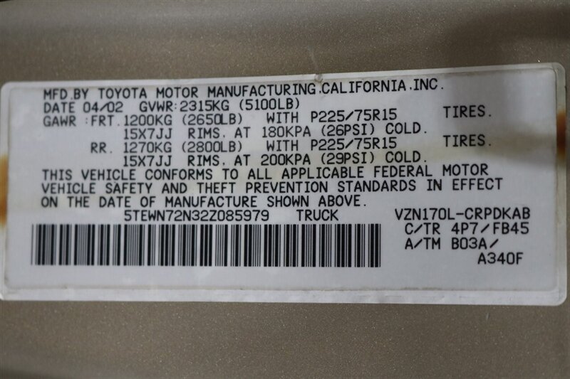 2002 Toyota Tacoma V6 1-OWNER* 0-RUST* NEW TIMING BELT-WATER PUMP-TUNE UP-FLUIDS* NEW BILSTEIN TOYTEC LEVEL KIT W/BILSTEIN 5100 SHOCKS* NEW 17 " TRD PRO WHEELS & 33 " FALKEN WILD PEAKS A/T 4W* ALL BOOKS-RECORDS SINCE NEW - Photo 94 - Portland, OR 97230