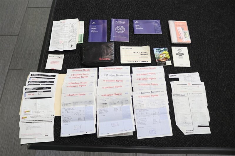 2002 Toyota Tacoma V6 1-OWNER* 0-RUST* NEW TIMING BELT-WATER PUMP-TUNE UP-FLUIDS* NEW BILSTEIN TOYTEC LEVEL KIT W/BILSTEIN 5100 SHOCKS* NEW 17 " TRD PRO WHEELS & 33 " FALKEN WILD PEAKS A/T 4W* ALL BOOKS-RECORDS SINCE NEW - Photo 20 - Portland, OR 97230