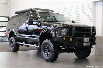 2005 Ford Excursion Limited  FULLY BULLET PROOFED* FULL SINISTER DIESEL BUILD* 6 "LIFT* 37 "BFG KO2s* 17 "WHEELS* SINISTER TURBO* ARP HEADSTUDS* KENWOOD EXCELLON HEAD UNIT* BACK UP CAM* 0-RUST* IMMACULATE CONDITION* - Photo 2 - Portland, OR 97230