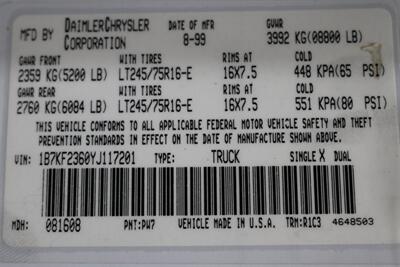 2000 Dodge Ram 2500 SLT 1-OWNER* SHORT BED* 5-SPEED MANUAL* ZERO RUST* 100% STOCK & ORIGINAL* 5.9L CUMMINS* BFG KO2s* NEVER HAD A 5TH WHEEL OR GOOSE NECK* ALL BOOKS & WINDOW STICKER* PERFECT DASH - Photo 93 - Portland, OR 97230
