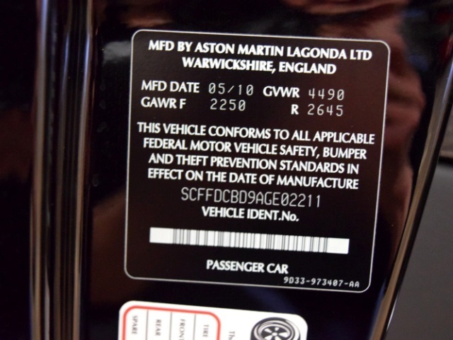 2010 Aston Martin DBS Carbon Black Edition   - Photo 40 - Springfield, MO 65802