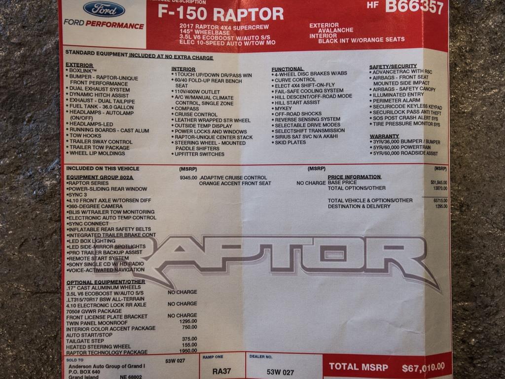 2017 Ford #16 F-150 Raptor   - Photo 30 - Springfield, MO 65802