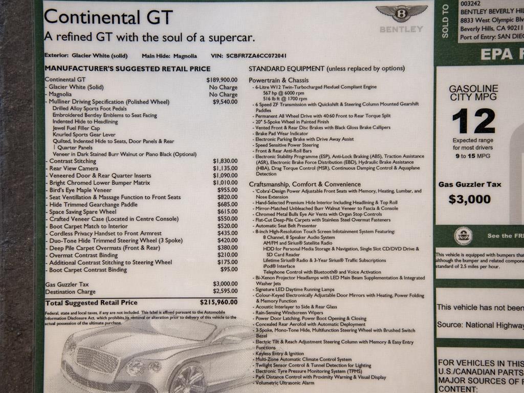 2012 Bentley Continental GT   - Photo 35 - Springfield, MO 65802