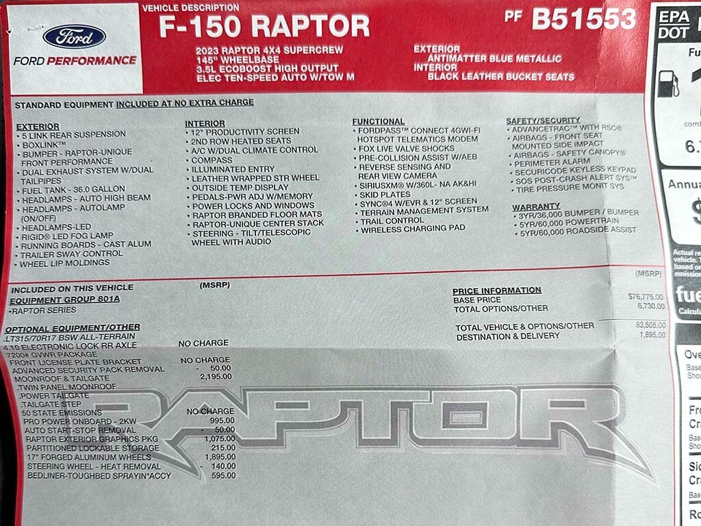 2023 Ford F-150 Raptor   - Photo 22 - Springfield, MO 65802