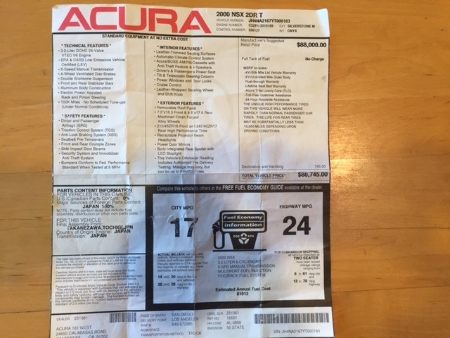 2000 Acura NSX NSX-T   - Photo 28 - Springfield, MO 65802