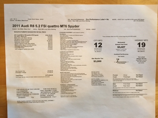 2011 Audi R8 5.2 quattro Spyder   - Photo 23 - Springfield, MO 65802