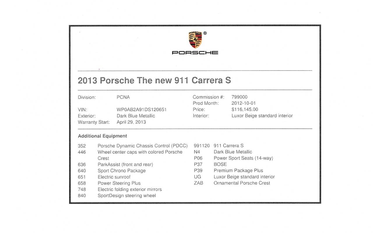 2013 Porsche 911 Carrera S   - Photo 50 - Springfield, MO 65802