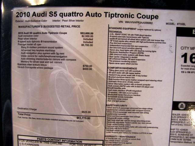 2010 Audi S5 4.2 quattro Prestige   - Photo 22 - Springfield, MO 65802