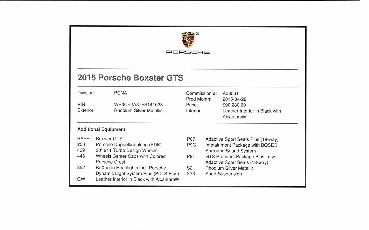 2015 Porsche Boxster GTS   - Photo 57 - Springfield, MO 65802