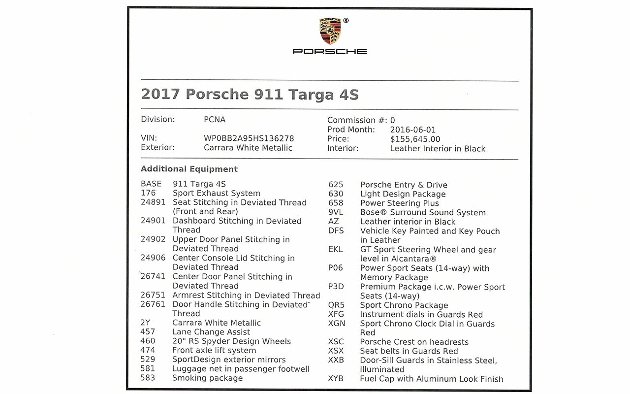 2017 Porsche 911 Targa 4S   - Photo 48 - Springfield, MO 65802