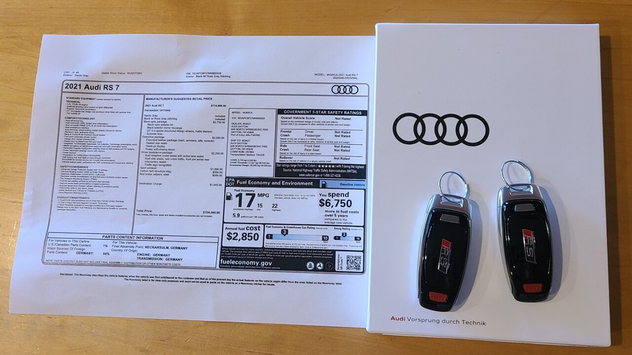 2021 Audi RS 7 4.0T quattro   - Photo 40 - Springfield, MO 65802