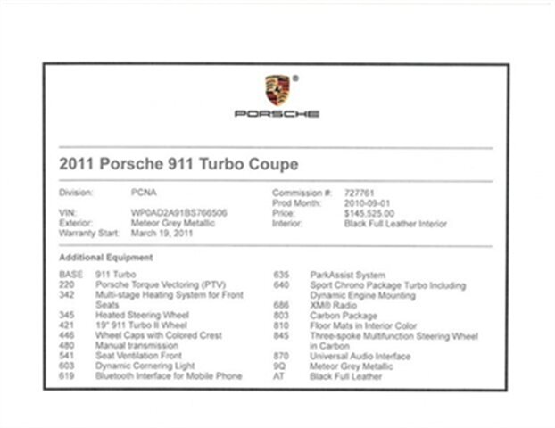 2011 Porsche 911 Turbo   "Manual " - Photo 44 - Springfield, MO 65802